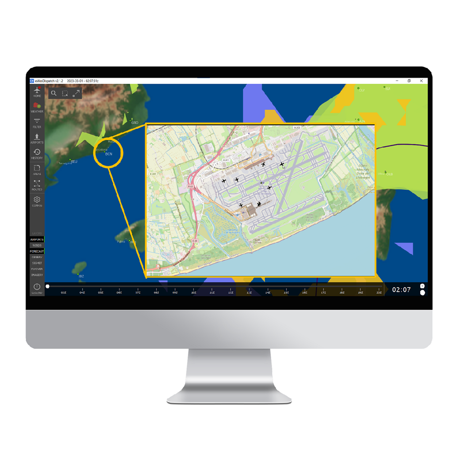 Airport approaches & surface tracking