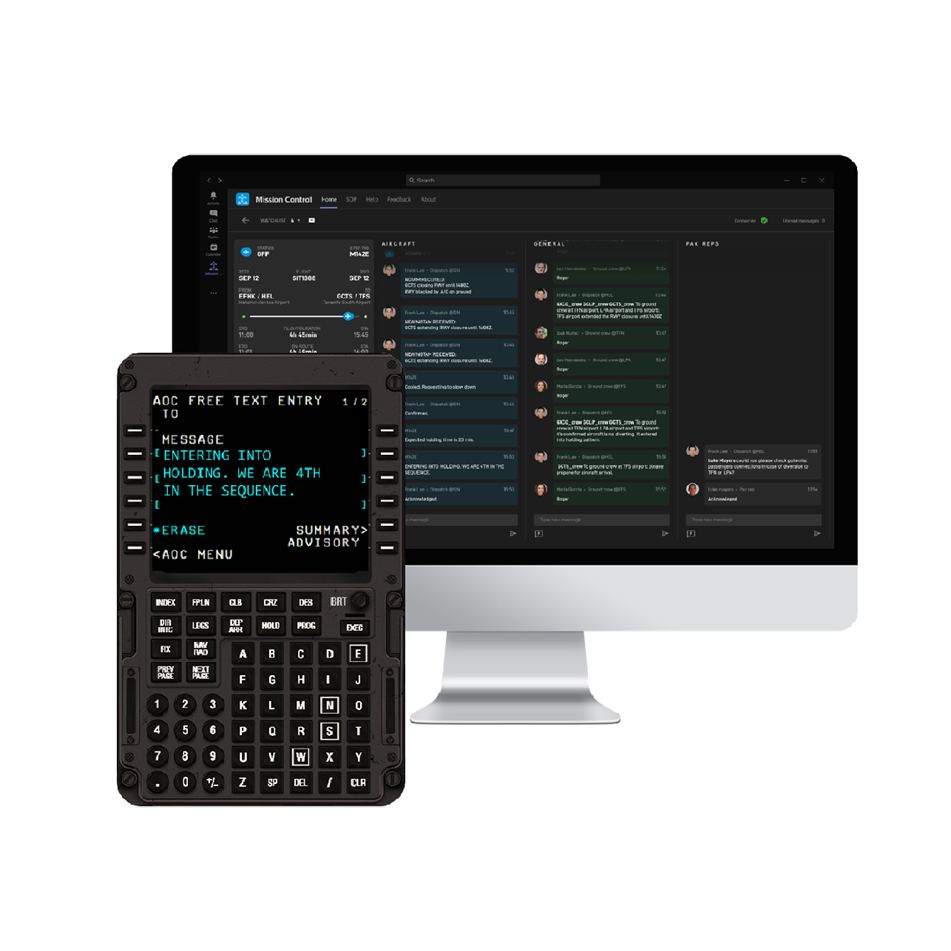 Collaborative, timely ACARS messaging​ 